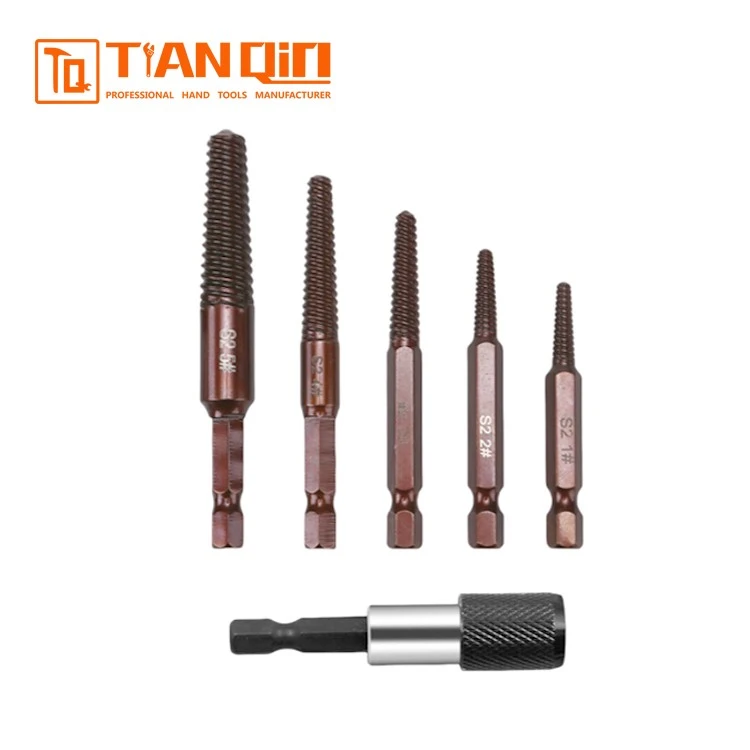 6PCS Screw Extractor S2 Material high quality